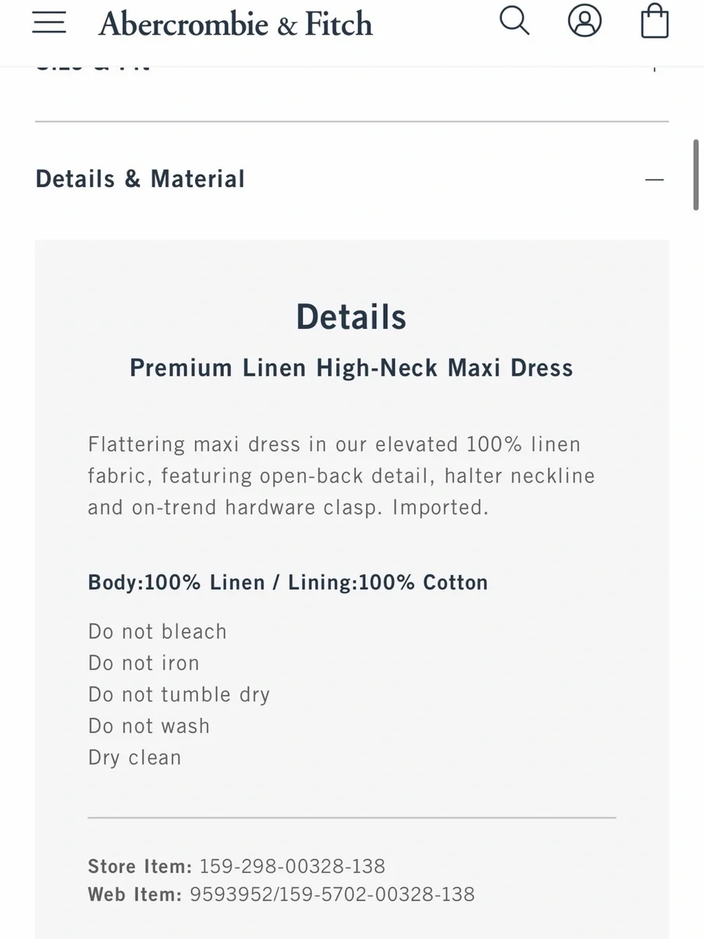 Abercrombie & Fitch sleeveless halter